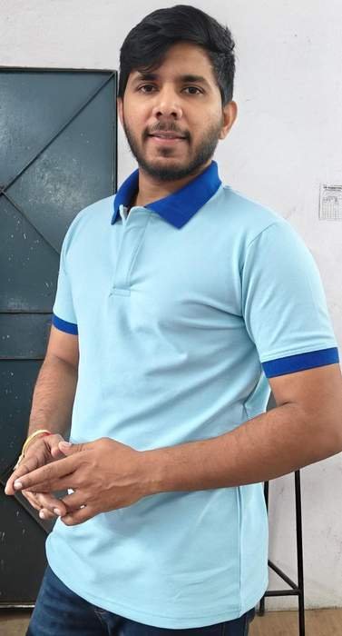 Blue polo tshirt corporate uniform Noida