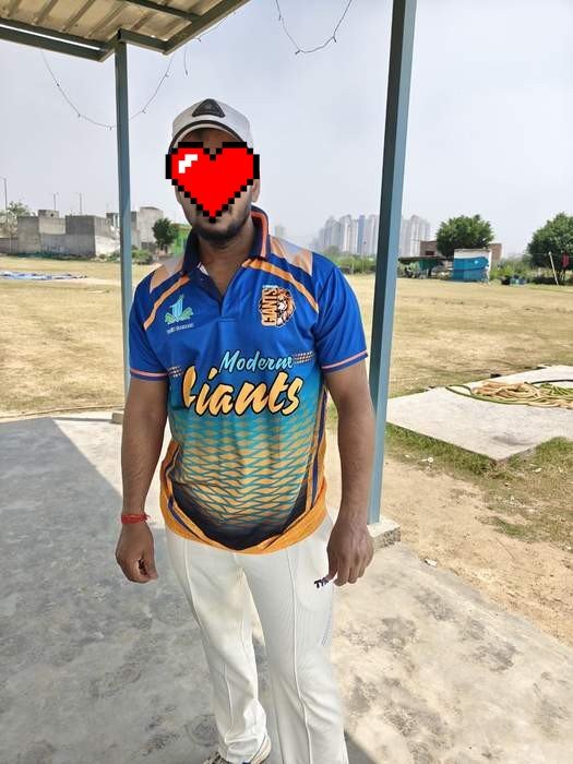 Custom sublimation cricket jersey manufacturer Noida Delhi NCR